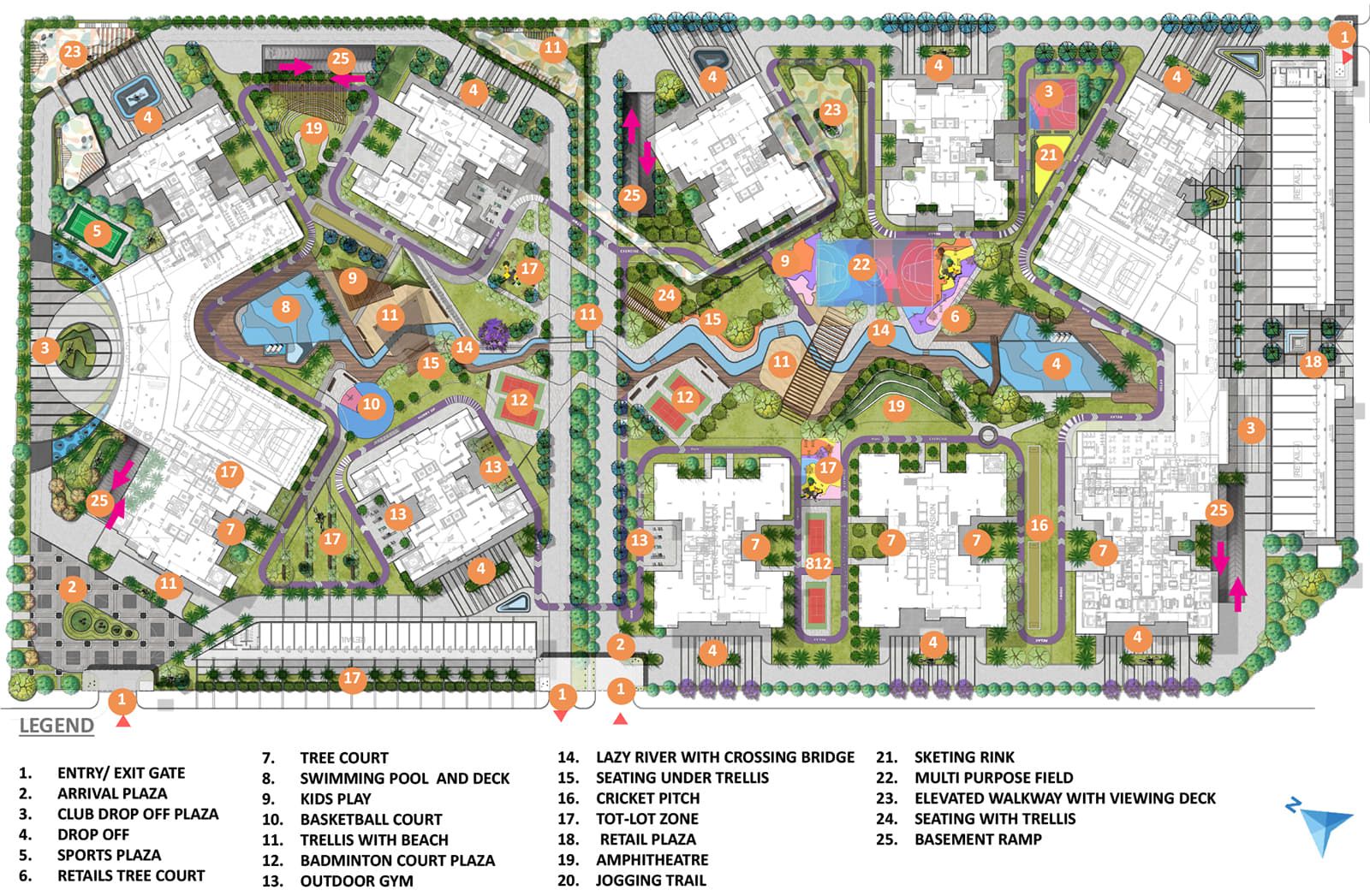 Master Plan Noble Aurellia SEC-88 Mohali